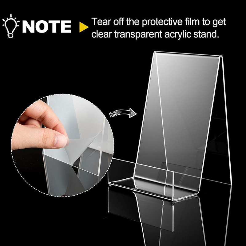 1Pc Clear Acrylic Display Stan - Clear Acrylic Book Stand Holder recension och pris