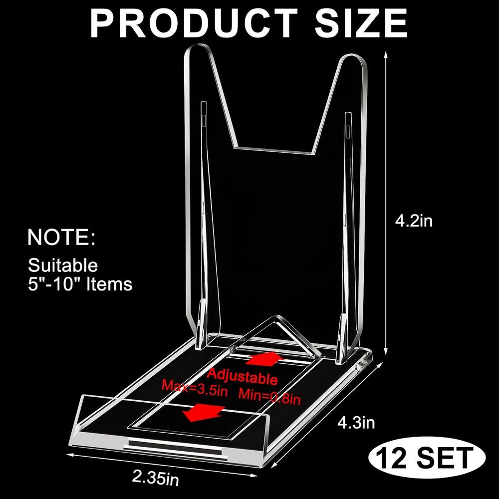 Adjustable Clear Acrylic Book  - Clear Acrylic Book Stand Holder recension och pris