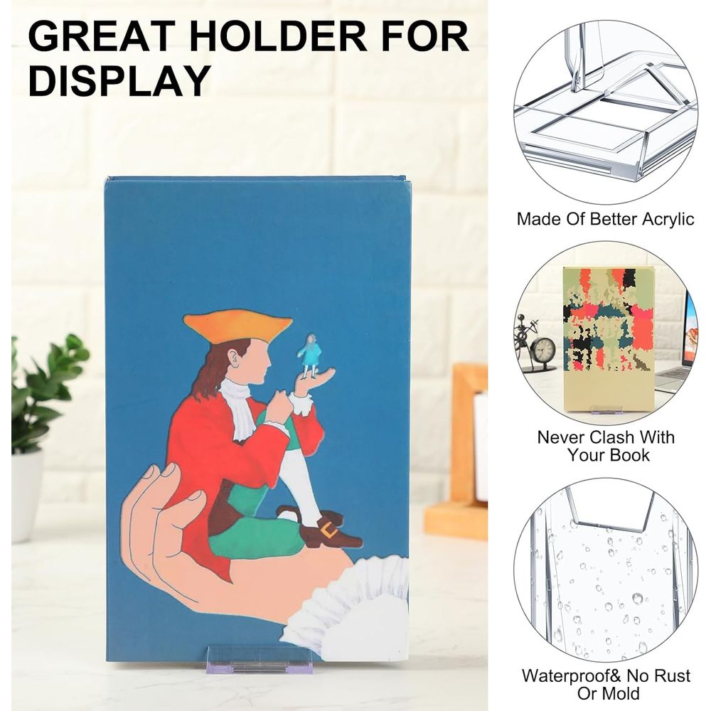 Adjustable Clear Acrylic Book  - Clear Acrylic Book Stand Holder recension och pris