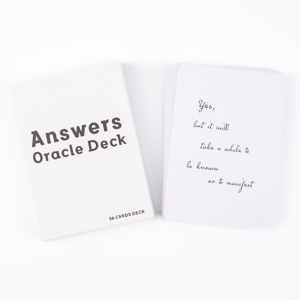 Answers Oracle Deck 36 Cards M - Tarot Deck With Guidebook recension och pris