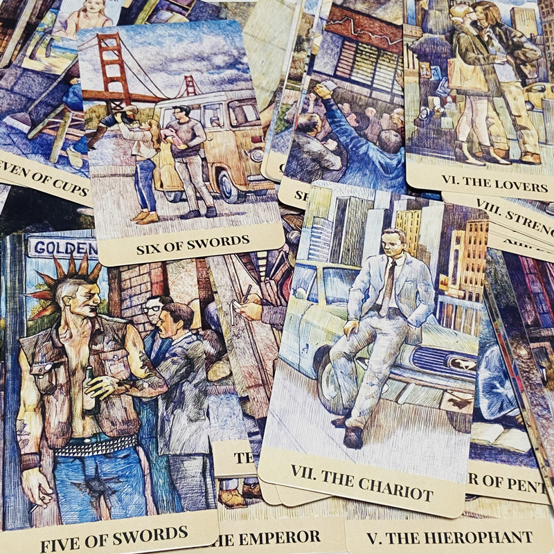 City Labyrinth Tarot Cards 78  - Tarot Deck With Guidebook recension och pris