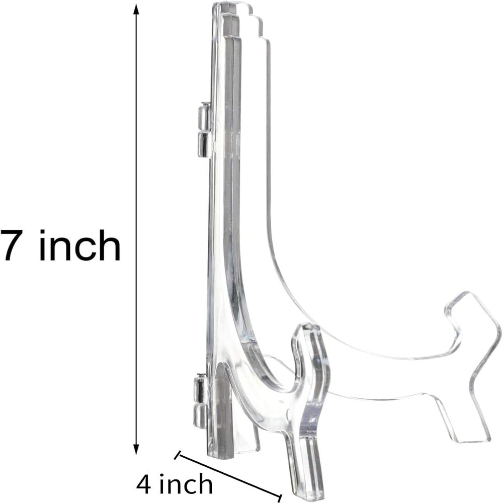 6 Pack 7 Inch Clear Acrylic Ea - Clear Acrylic Book Stand Holder recension och pris
