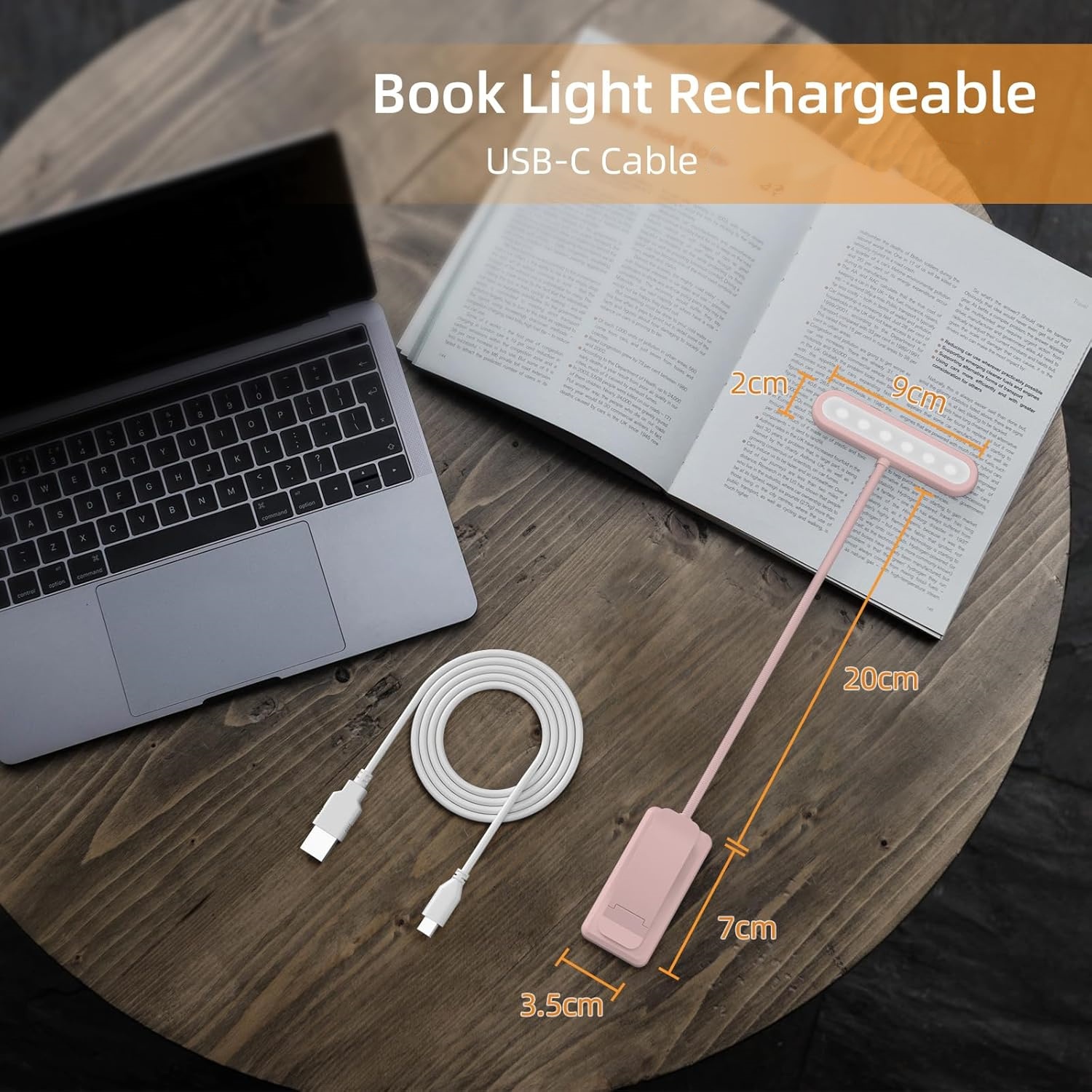 Reading Lamp Book Clamp Black/ - Books recension och pris