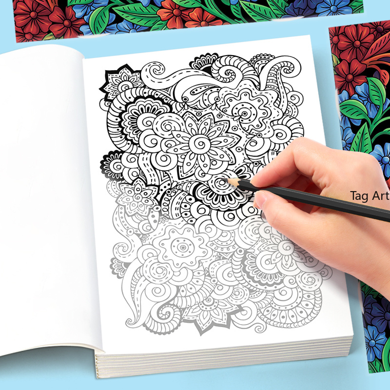 Adult Meditation, Stress Relie - Adult Coloring Book Stress Relief recension och pris