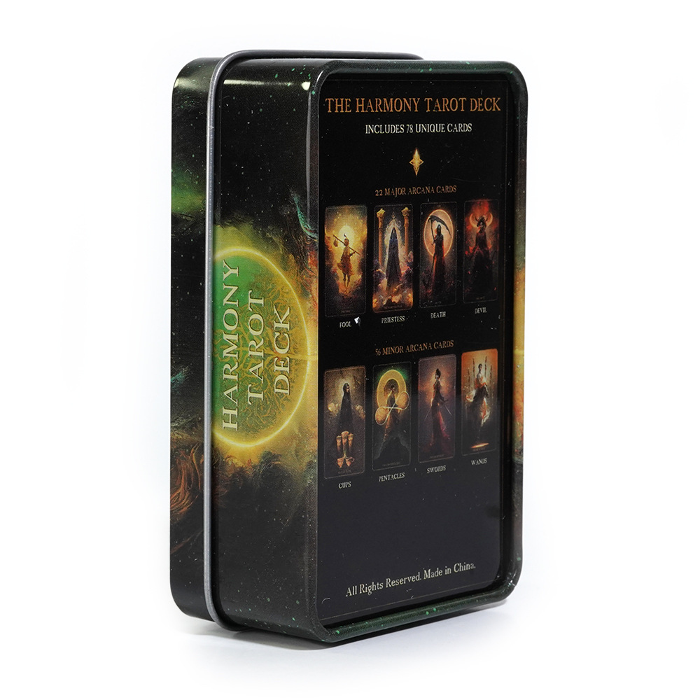 Harmony Tarot In A Tin with Gi - Tarot Deck With Guidebook recension och pris