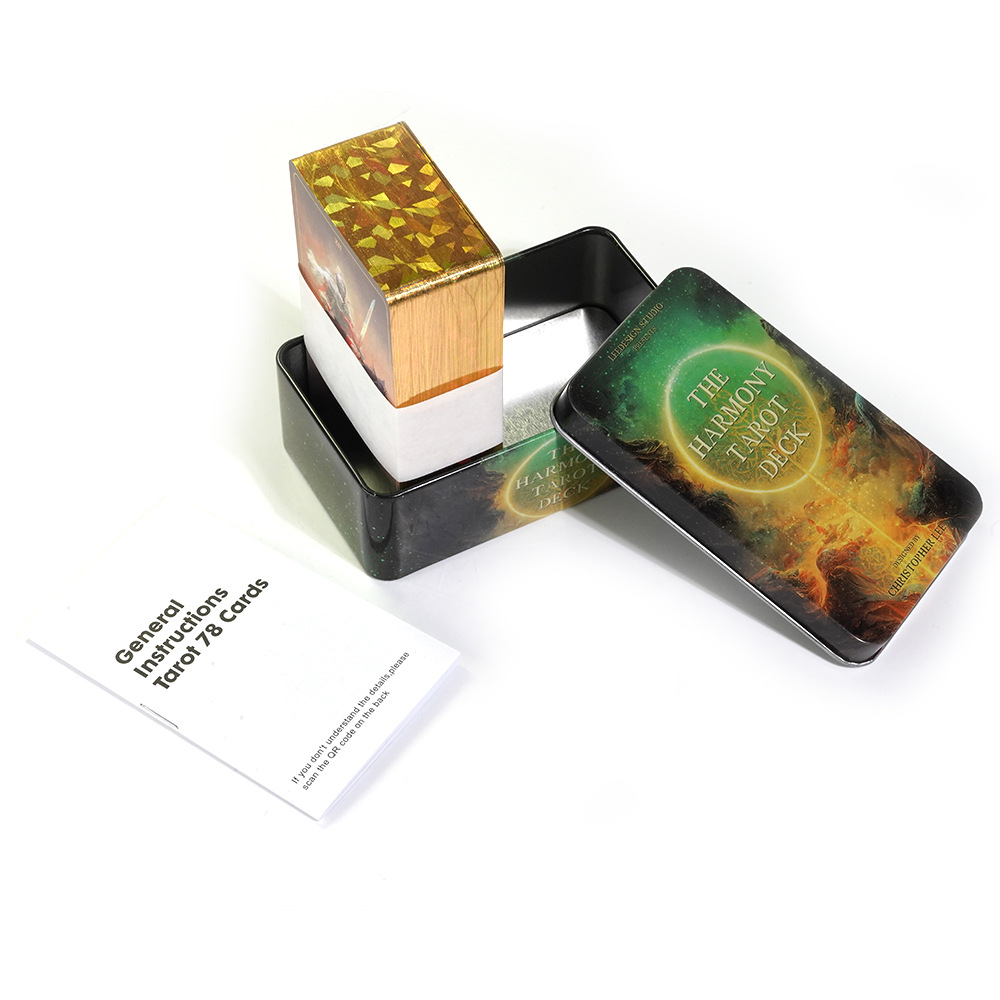 Harmony Tarot In A Tin with Gi - Tarot Deck With Guidebook recension och pris