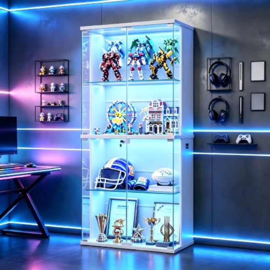 66 Glass Display Cabinet for C - Books recension och pris