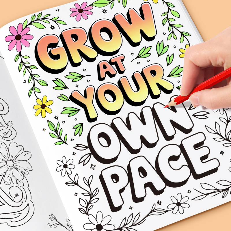 32 Pages Mental Health Colorin - Adult Coloring Book Stress Relief recension och pris