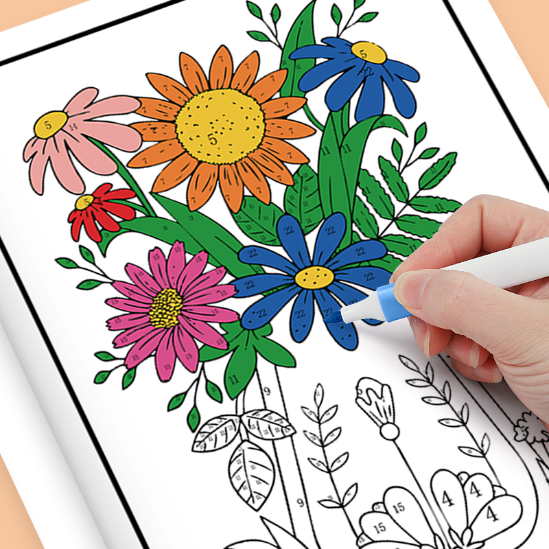 Color by Number for Adults Col - Adult Coloring Book Stress Relief recension och pris