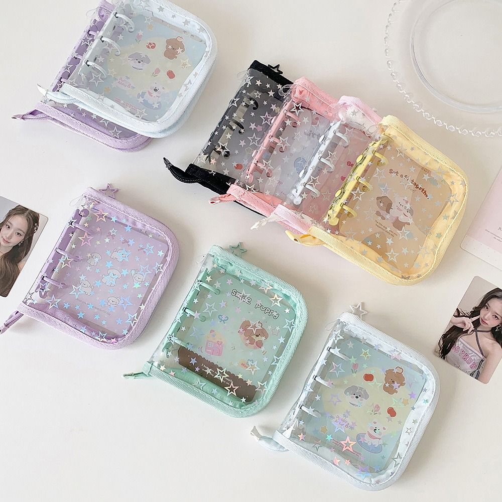 1pc Portable PVC A8 Card Binde - Kpop Photo Card Binder 3 Inch recension och pris
