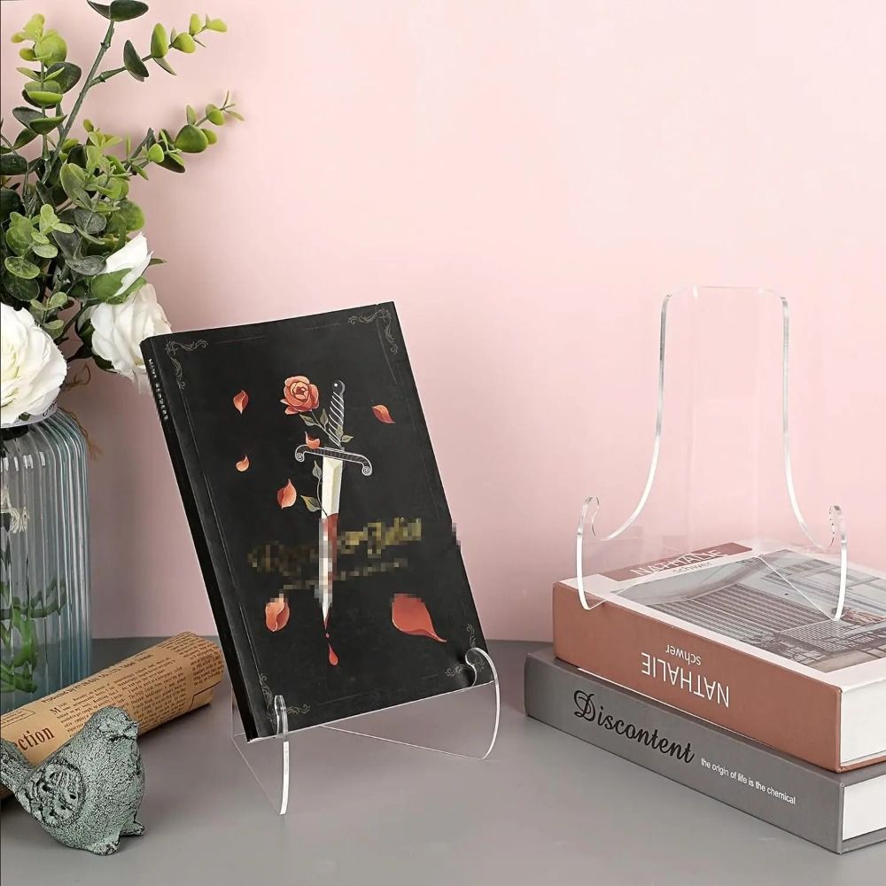 Tablet Holder Acrylic Flat Pla - Clear Acrylic Book Stand Holder recension och pris