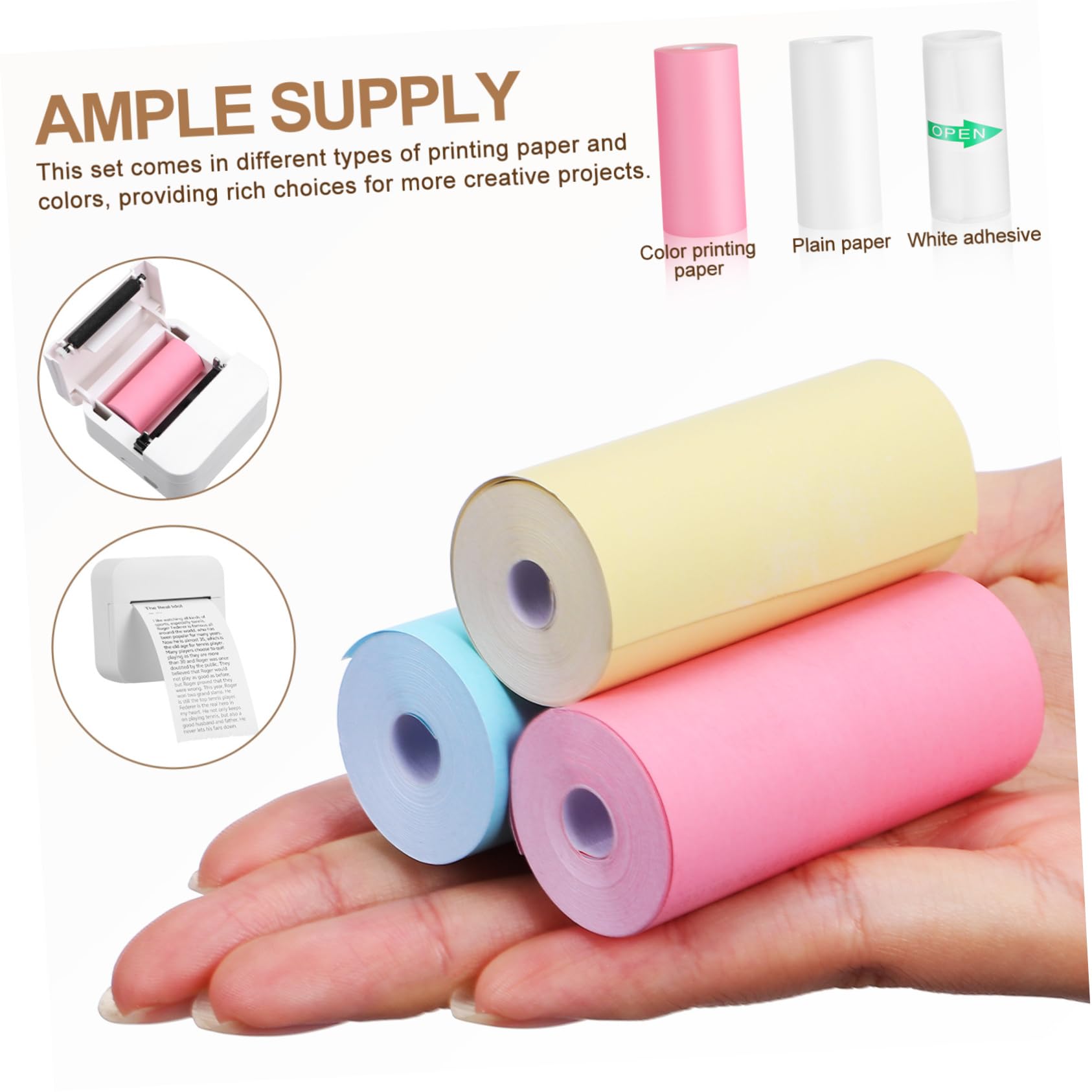 Mini Thermal Printer Paper 13  - Mini Pocket Thermal Printer Paper Roll recension och pris