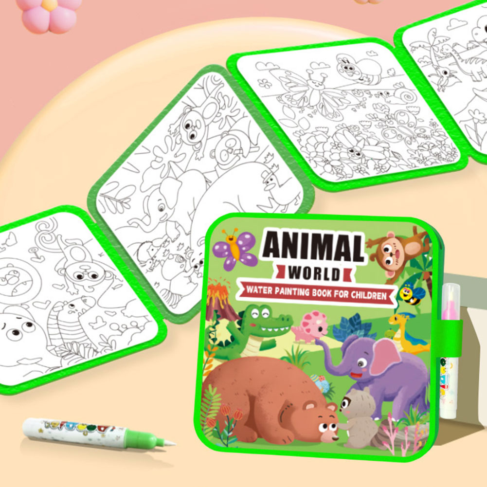 Kids Magics Clear Water Colori - Reusable Water Magic Coloring Book recension och pris