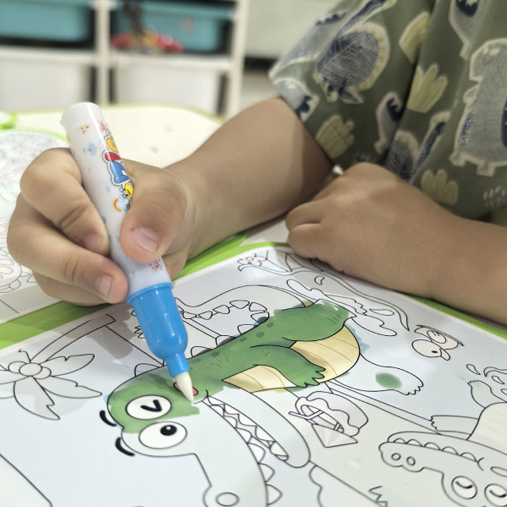 Kids Magics Clear Water Colori - Reusable Water Magic Coloring Book recension och pris