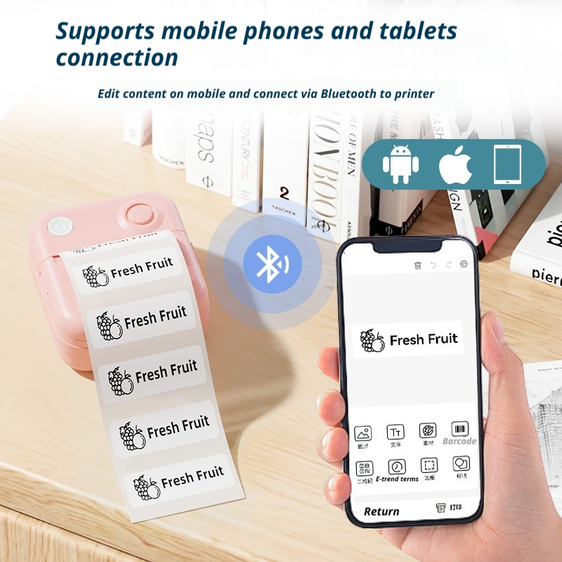 Mini Pocket Bluetooth Thermal  - Mini Pocket Thermal Printer Paper Roll recension och pris
