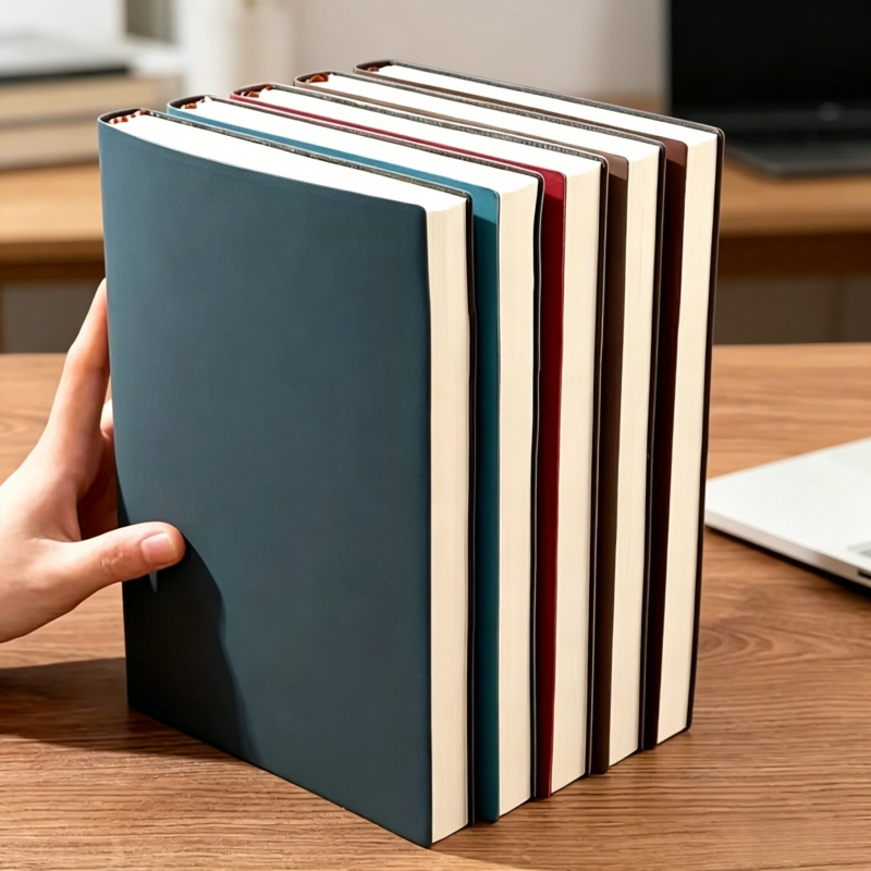 A5 Soft Leather Notebook with  - Vintage Leather Journal Notebook recension och pris
