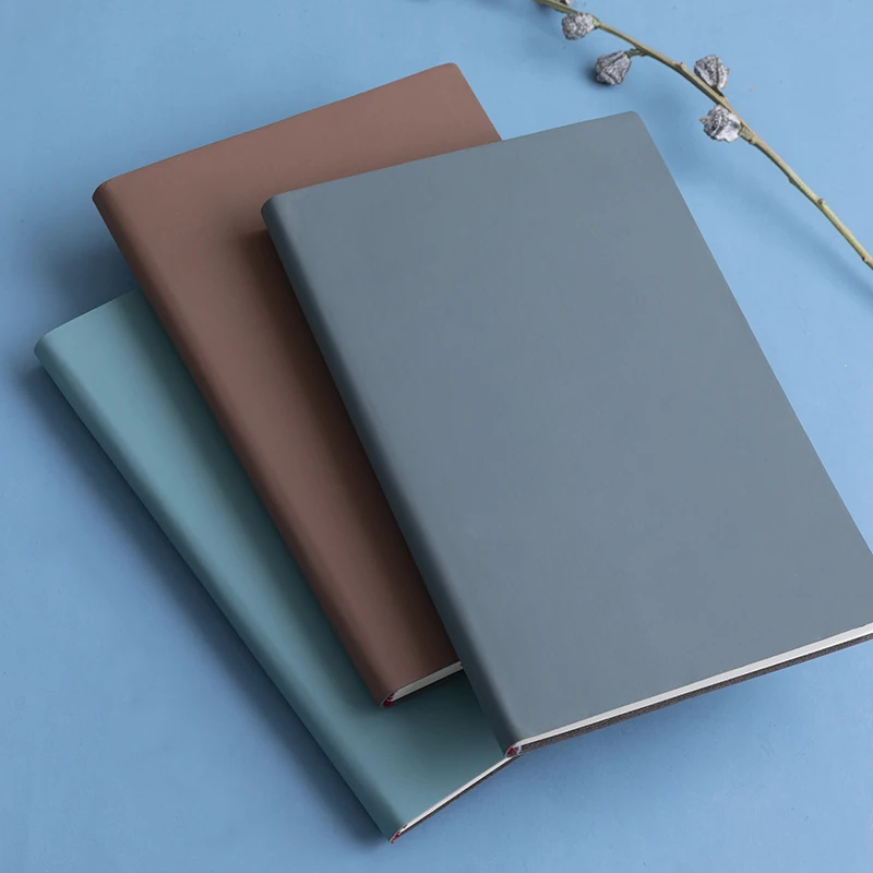 A5 Soft Leather Notebook with  - Vintage Leather Journal Notebook recension och pris