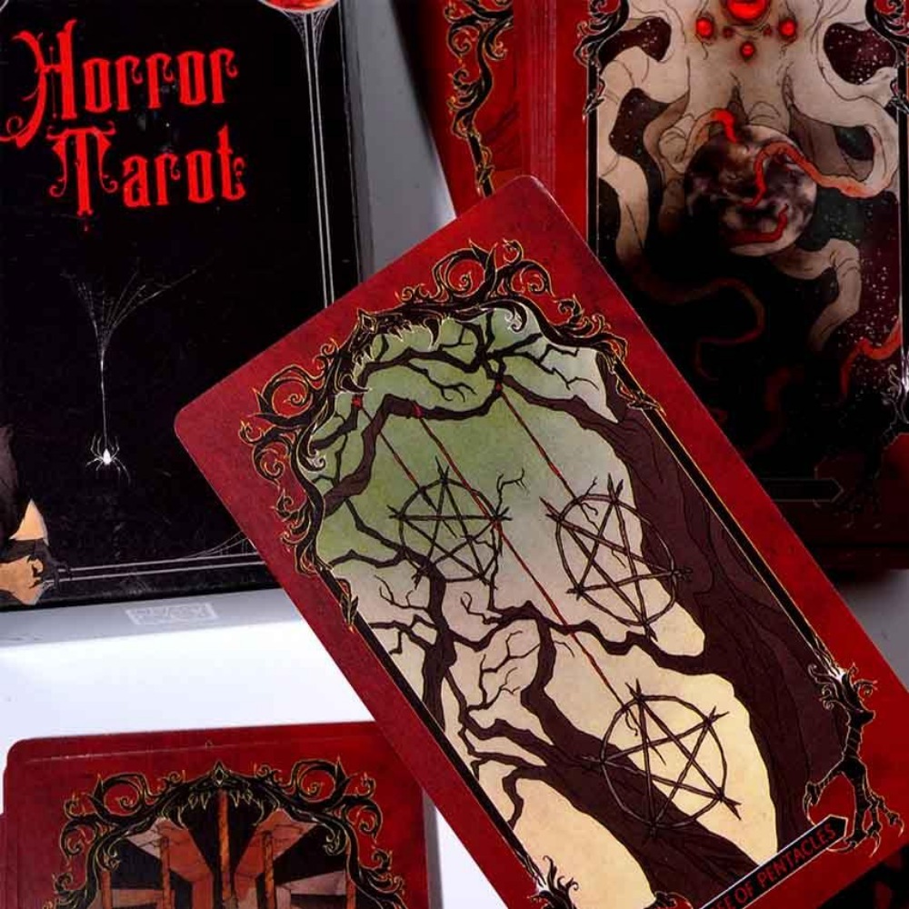 10.3*6cm Horror Tarot Deck Car - Tarot Deck With Guidebook recension och pris
