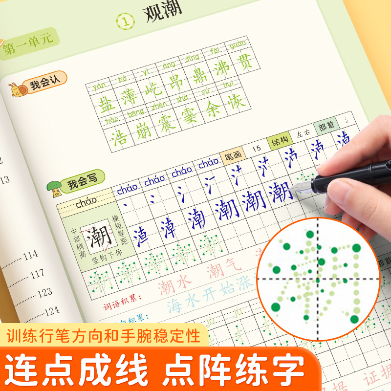 Dot Matrix Font Book, Chinese  - Chinese Calligraphy Practice Book recension och pris