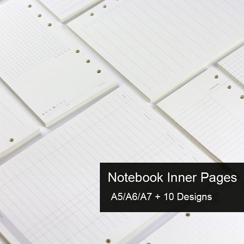A5 A6A7 45 Sheets Loose Leaf N - A5 Spiral Dotted Grid Notebook recension och pris