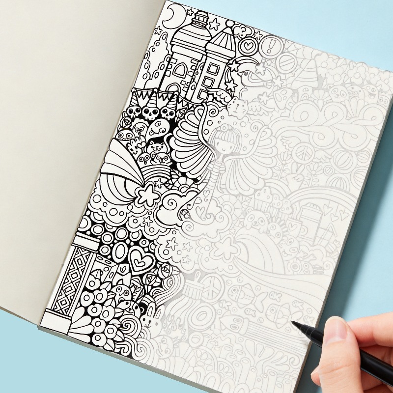 One Adult Stress Relief Hand D - Adult Coloring Book Stress Relief recension och pris