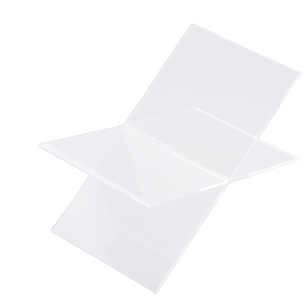 1set X-Shaped Design Acrylic B - Clear Acrylic Book Stand Holder recension och pris