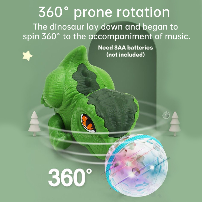 Electric Dinosaur Top Ball Toy - Music recension och pris