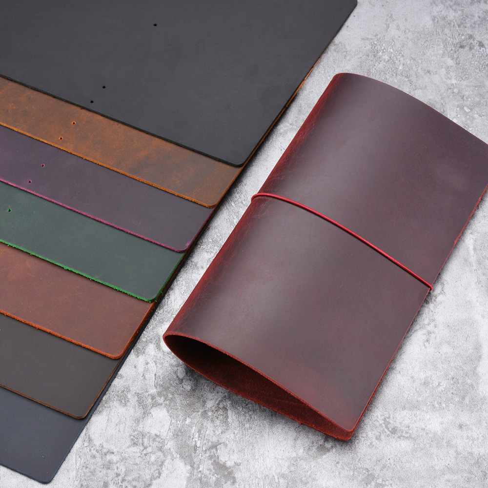 DIY Notebook Cover Crazy Horse - Vintage Leather Journal Notebook recension och pris