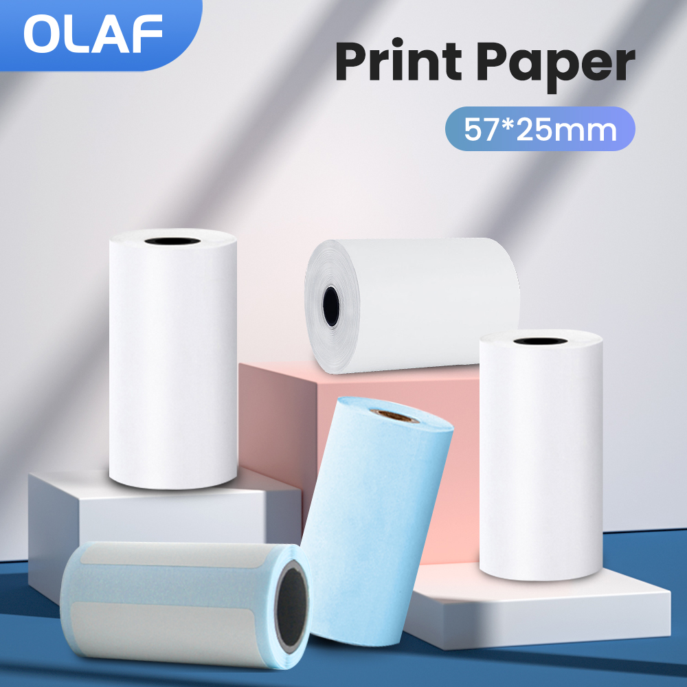 57MM Rolls Thermal Paper Self- - Mini Pocket Thermal Printer Paper Roll recension och pris
