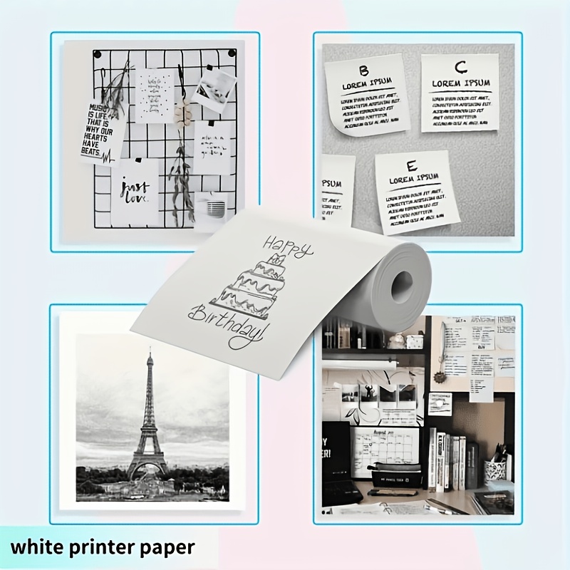 13 Rolls 57x25mm Mini Thermal  - Mini Pocket Thermal Printer Paper Roll recension och pris