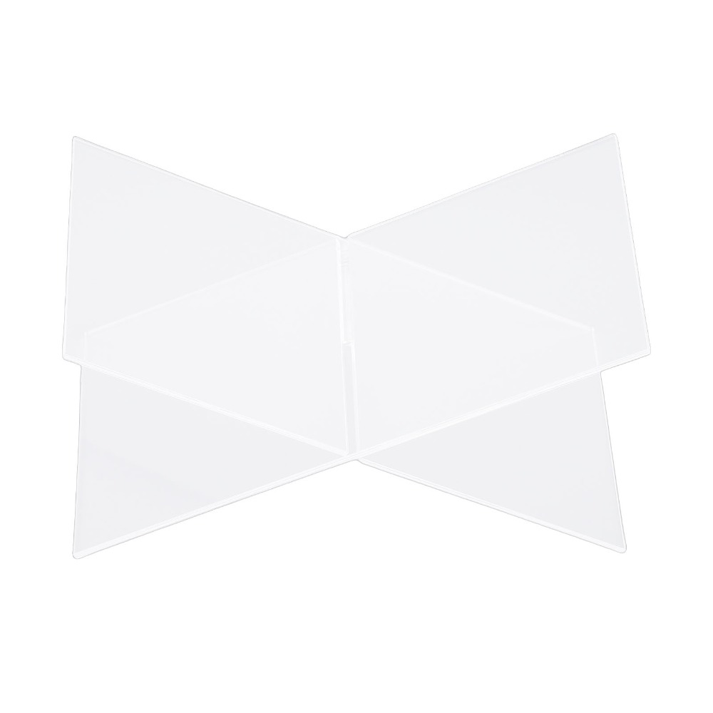 1set X-Shaped Design Acrylic B - Clear Acrylic Book Stand Holder recension och pris