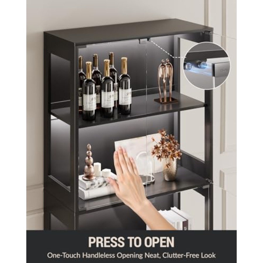 Glass display cabinet with doo - Books recension och pris