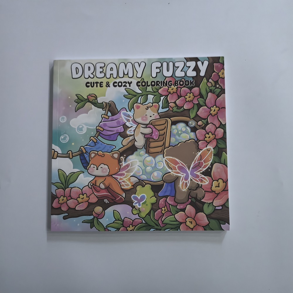 Dreamy Fuzzy Cute & Cozy Color - Adult Coloring Book Stress Relief recension och pris