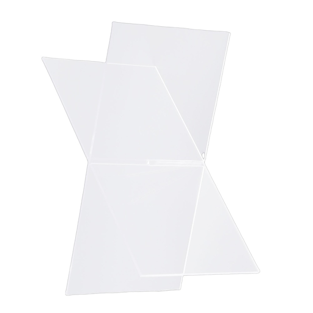 1set X-Shaped Design Acrylic B - Clear Acrylic Book Stand Holder recension och pris