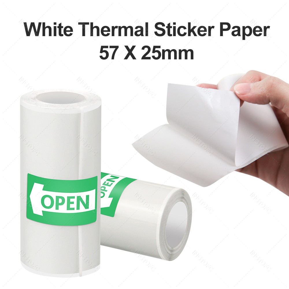 Printable Adhesive Paper 3~15  - Mini Pocket Thermal Printer Paper Roll recension och pris